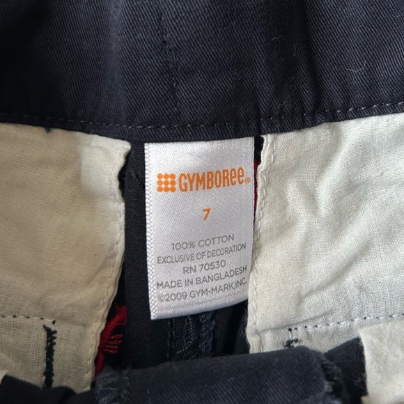 Gymboree Boys Flat Front Pocket Shorts Color Black Size 7 NWOT - Picture 4 of 6